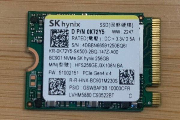 SSD M.2 NVME Hynix 256GB HFS256GEJ3X108N bulk