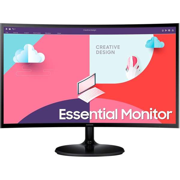 Monitor 24'' Samsung S24C364EAU VA 1920x1080/75Hz/4ms/VGA/HDMI/zakrivljeni