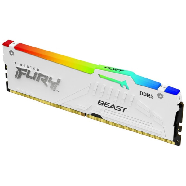 RAM DIMM DDR5 Kingston Beast White RGB 32GB 6000MHz KF560C36BWEA-32