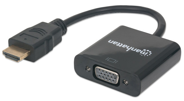 Adapter Manhattan 151467 HDMI/M - VGA/F