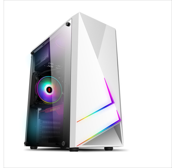 Kuciste 600 Raptor Shadow White ATX RGB/USB 3.0/600W/Window