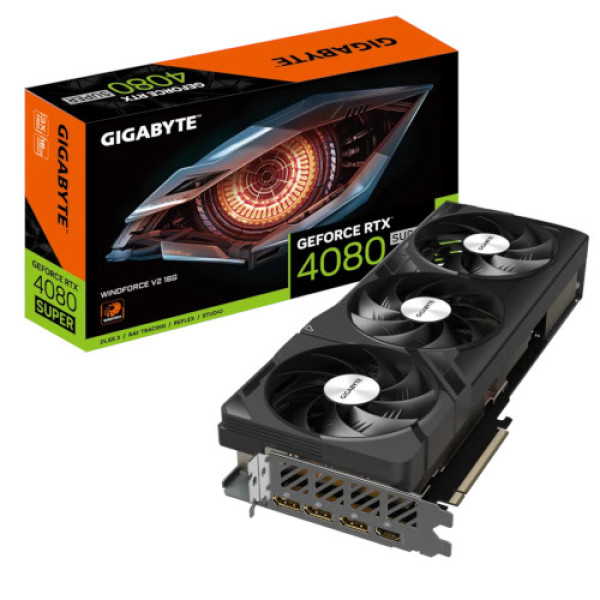 SVGA Gigabyte RTX4080 SUPER WINDFORCE V2 16GB GDDR6, GV-N408SWF3V2-16GD