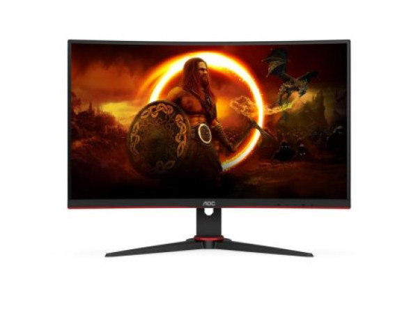 Monitor 27'' AOC C27G2E/BK VA 1920x1080/165Hz/4ms/2xHDMI/VGA/DP/zakrivljen