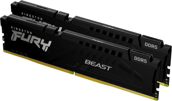 RAM DDR5 32GB (2x16GB) 5200MHz Kingston FURY Beast Black KF552C40BBK2-32