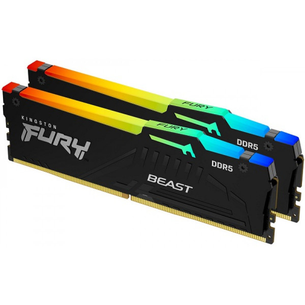 RAM DDR5 32GB (2x16GB) 6000MHz Kingston Fury Black RGB KF560C30BBAK2-32