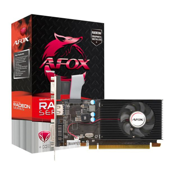 SVGA AFOX Radeon R5 230 2GD DDR3 LP/DVI/HDMI/VGA, AFR5230-2048D3L5