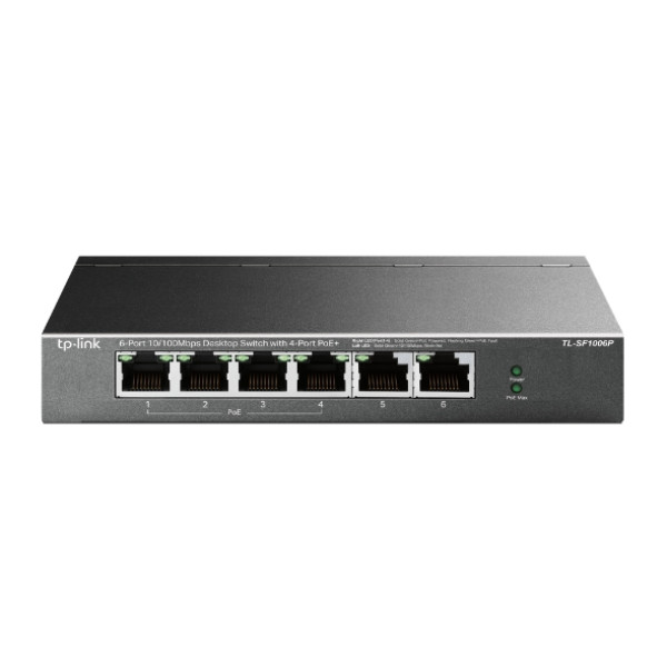 LAN Switch TP-LINK TL-SF1006P 6-port 10/100 4-Port PoE+