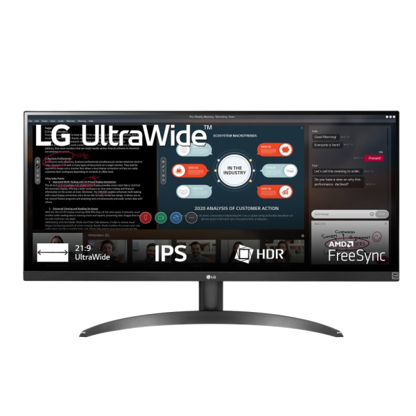 Monitor 29'' LG 29WP500-B IPS 2560x1080/75Hz/5ms/2xHDMI/VESA