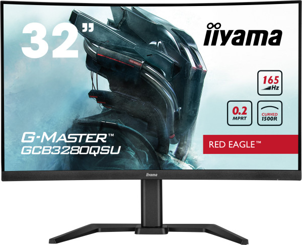 Monitor 31.5'' Iiyama GCB3280QSU-B1 VA 2560x1440/144Hz/0.2ms/HDMI/DP/USB/zvučnici