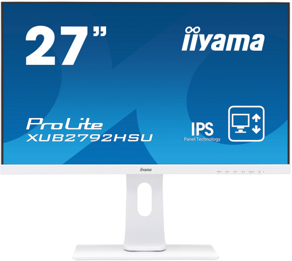 Monitor 27'' Iiyama ProLite XUB2792HSU-W6 IPS 1920x1080/100Hz/0.4ms/HDMI/DP/USB