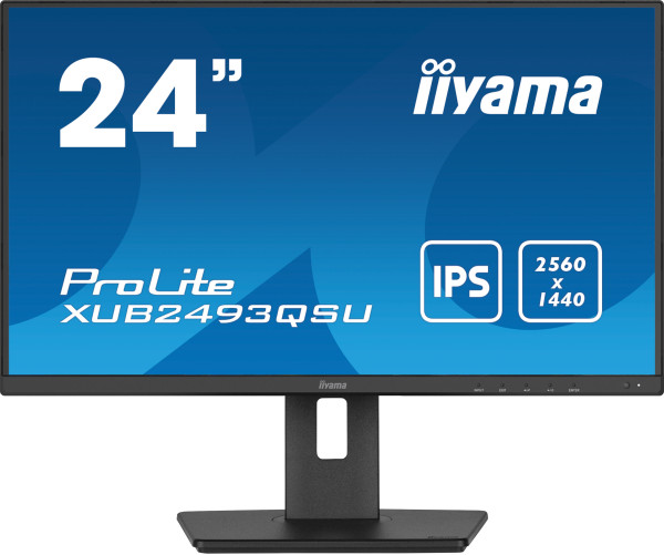 Monitor 23.8'' Iiyama XUB2493QSU-B5 IPS 2560x1440/60Hz/4ms/HDMI/DP/USB/zvučnici