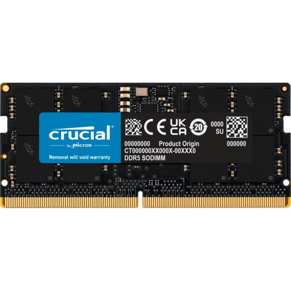 RAM SODIMM DDR5 16GB Crucial 5600MHz C46 CT16G56C46S5