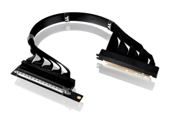 Riser Thermaltake PCI-E4.0 Dual 90 Degree 400mm/90Adapter/Black/AC-077-CO1OTN-C