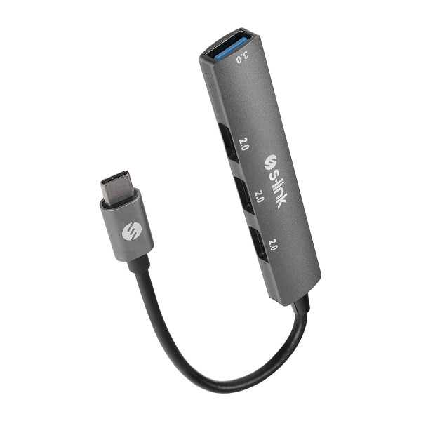 Adapter S-link SW-U324 USB 3.0 na USB-C 3 port USB 2.0