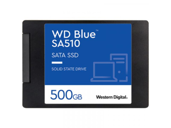 SSD 2.5'' 500GB WD Blue SA510 Read 560/write 510 WDS500G3B0A