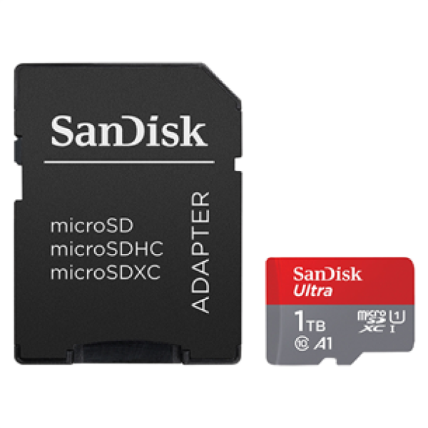 Micro SDXC SanDisk 1TB Ultra, SDSQUAC-1T00-GN6MA + Adapter