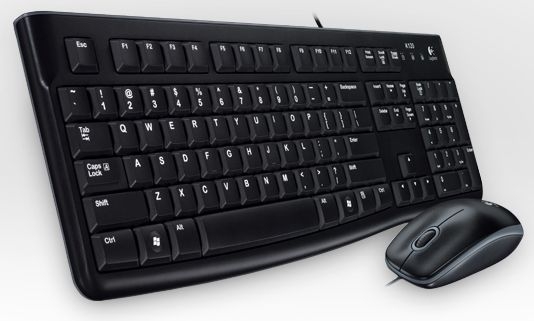 Tastatura + miš USB Logitech Desktop MK120 US 920-002563